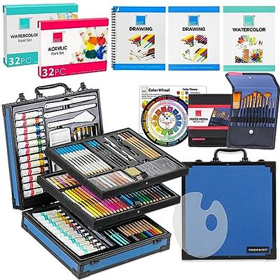 Drawing Painting Set Kids Girls Boys Teens Coloring Art Kit Gift Case  183-Pack