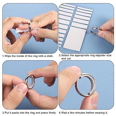 46pcs Ring Size Adjuster, Invisible Ring Sizers for Loose Rings Spiral Ring  Tightener Ring Adjuster Ring Sizer Measuring Tool for Wide Rings - Yahoo  Shopping