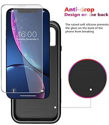 SPIDERCASE for iPhone XR Case, [10 FT Military Grade Drop Protection]  [Non-Slip] [2 pcs Tempered Glass Screen Protector] Shockproof Airbag  Cushion