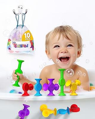 BUNMO Textured Suction Bath Toys 10pcs