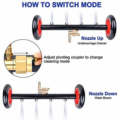 Tool Daily Dual-Function Undercarriage Cleaner, 24 Inch, Water Broom for  Pressure Washer with 7 Nozzles, Under Car Washer Attachment, 3 Pcs  Extension Wand, 4000 PSI - Yahoo Shopping