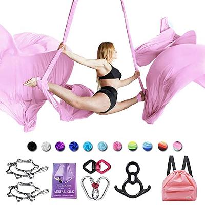  SAIVEN 10m Aerial Silks Equipment Yoga Set, Yoga Swing For  Aerial Hammock Silk, Aerial Dance Equipment, Yoga Starter Kit