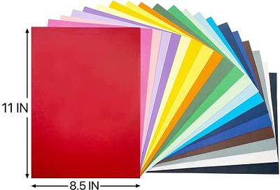 8.5x11 Cardstock 25sheets Colored Cardstock Assorted 25 Colors, 90 lb/250  gsm Card Stock Colored Paper for Cricut Machine, Card Making, Scrapbook &  DIY Crafts - Yahoo Shopping