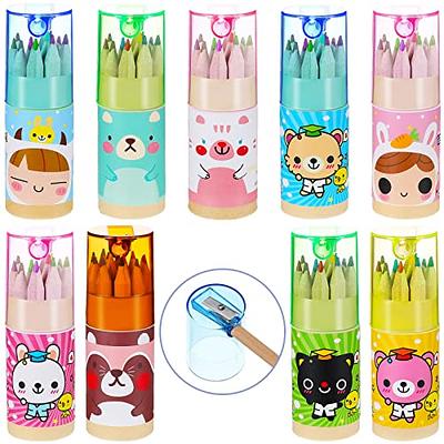 Outus Mini Drawing Colored Pencils for Kids with Sharpener Cartoon Coloring  Pencil Portable Pencils in Tube for Children Adults Artists Writing  Sketching Classroom Halloween Gifts (6 Packs) - Yahoo Shopping