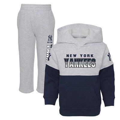 New York Yankees Mitchell & Ness Cooperstown Collection Pullover Sweatshirt  - Heathered Gray