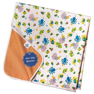 Large Splat Mat 54x72 Inches Extra Large Waterproof Mat Anti-Slip Bottom,  Baby Art Playtime Mat for Craft/Mealtime on Table or Floor, Washable