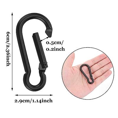 8Pcs M6 Spring Snap Hooks Heavy Duty Stainless Steel 304 Swing Set  Accessories Fit for Gym,Camping,Traveling 