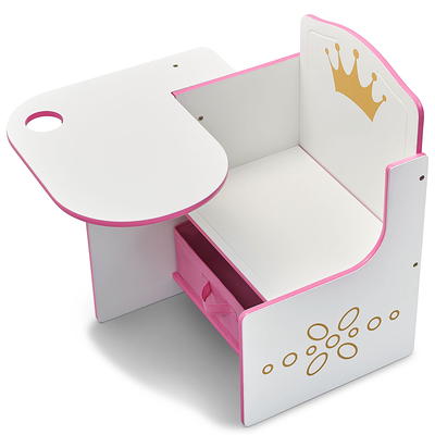 Baby Shark Chair Desk with Storage Bin - Ideal for Arts & Crafts, Snack Time, Homeschooling, Homework & More by Delta Children