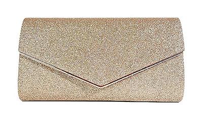 TINDTOP Clutch Purses for Women, Formal Evening Clutch Bags Shoulder Envelope Party Handbags Wedding Cocktail Prom Clutches