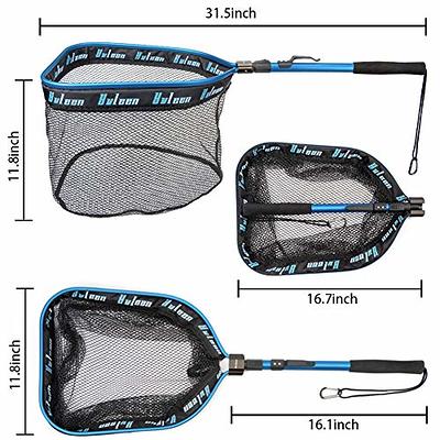 Fishing Net Floating Landing Net- Folding Fishing Net for Easy Fish Catch  and Release