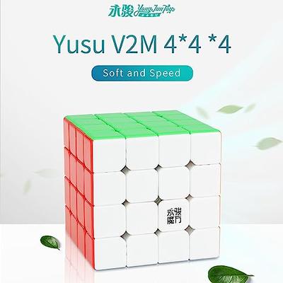 HELLOCUBE YJ Yusu 4x4 M Stickerless Bright Magneticf Cube 4x4x4 Speed Cube  Puzzle Game Toys - Yahoo Shopping