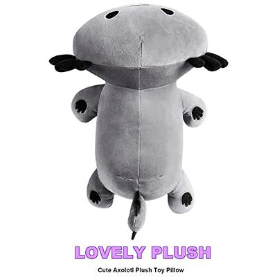 Onsoyours Cute Axolotl Plush, Soft Stuffed Animal Salamander Plush Pillow,  Kawaii Plush Toy for Kids (Gray Axolotl, 19) - Yahoo Shopping