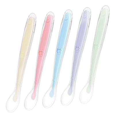 Miniware Silicone Baby Spoon for Training - BPA Free Baby Utensils