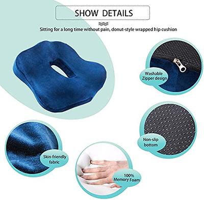 Everlasting Comfort Memory Foam Seat Cushion for Office Chair - All-Day  Comfort & Support - Multi-Use Car Seat Cushion, Gaming Chair, Donut Pillow  : : Home