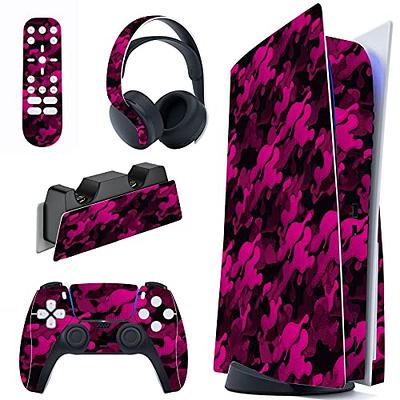 How to Apply PlayVital PS5 Skin Decal - Included Charging Station & Headset  & Media Remote Skins 