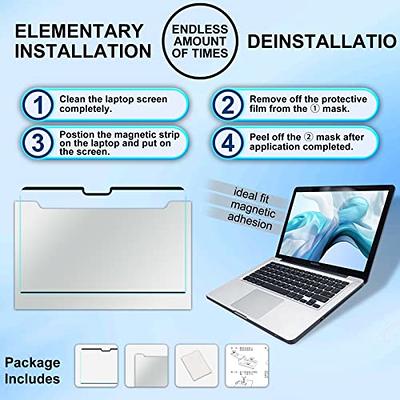 (2PACK) MacBook Air M2 Screen Protector Anti-Glare Blue Light Filter for  2023 2022 M2 MacBook Air 13.6 A2681, Eye Protection Blue Light Blocking