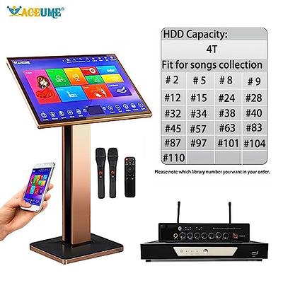 2020 New Type UrbanDrama KV-619 Karaoke Player, with Wireless Mic, 22''  Capacitive Touch Screen Free Cloud Download Function, 4K Output - Yahoo  Shopping
