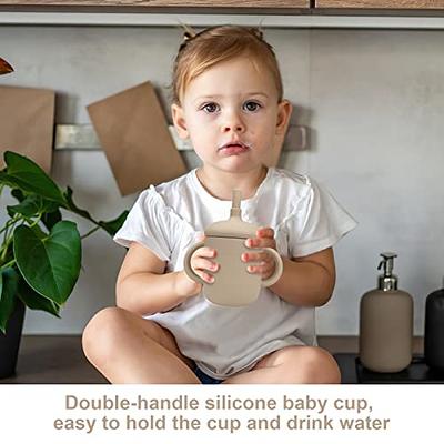 Toddler Silicone Training Cup Spill-proof Unbreakable Sippy Cup