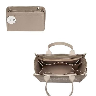 ETTP Purse Organizer Insert For Handbags, Tote Bag Organizer Insert,  Compatible with Marc Jacobs Tote and Onthego (Small, Beige) - Yahoo Shopping