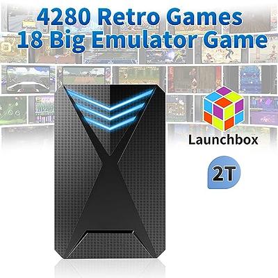 Retro Game Stick 64G, 25,000+ Nostalgic Stick Games Built-in Retro Game  Console, 12 Emulators, 4K HD Output, Plug and Play Game Stick Lite for TV