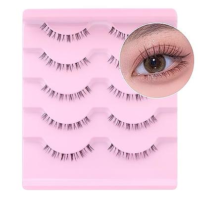 Manga Lashes Anime False Eyelashes Wispy Natural Lashes Manhua Individual  Clusters Extensions with Clear Band Japanese Korean Makeup 7 Pairs Fake  Eyelashes Pack by EYDEVRO - Yahoo Shopping