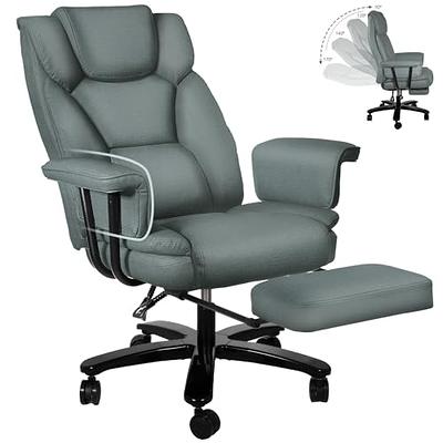 SeekFancy Reclining Office Chair with Footrest O203, Big and Tall