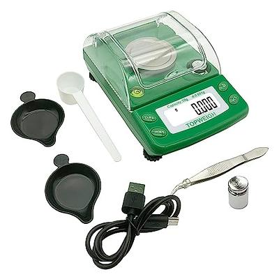  TOPWEIGH Digital Reloading Scale, 2 Metal Powder Pans