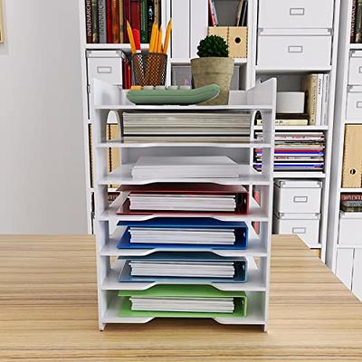 Natwind Office Paper Organizer for Desk Desktop Letter Tray & A4 Paper  Holder Document Storage Rack for Home Office School 5-Tier 