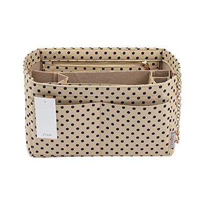 Purse Organzier, Purse Organizer Insert, Bag Organizer with Metal Zipper  For Speedy Neverful(X-large, Beige) - Yahoo Shopping