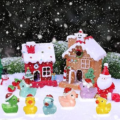 Miniature Ornaments Vivid Adorable Xmas Miniature Desktop Ornaments Resin