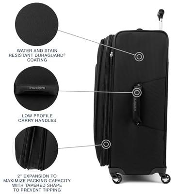 Travelpro Maxlite 5 Softside Expandable Spinner Wheel Luggage, Black, 2-Piece Set (21/29)