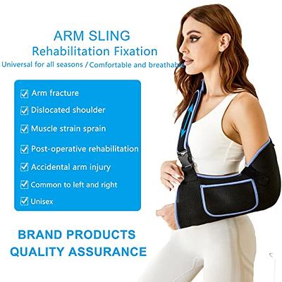 Shoulder Brace Compression Sleeve - Torn Rotator Cuff Support and Shoulder  Joint Pain Relief - Arm Immobilizer Sling with Ice Pack Pocket - Dislocated