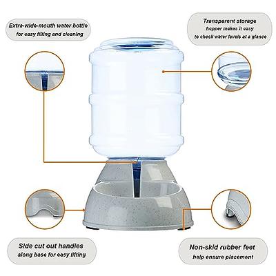 Pet Water Dispenser Automatic for Large Dogs Cats, BPA-Free, Gravity  Refill, Easily Clean, Self Feeding, Medium Large Dog Drinking Fountain - 3  Gallon