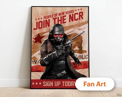 Gaming Canvas Fallout New Vegas Gaming Poster Video Game 