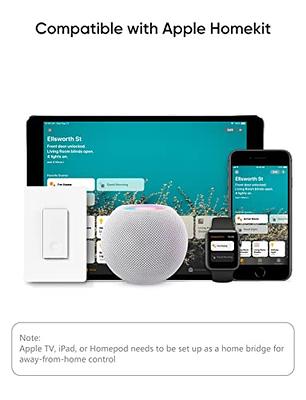 meross Smart Light Switch Supports Apple HomeKit, Siri, Alexa, Google  Assistant & SmartThings, 2.4GHz Wi-Fi Light Switch, Neutral Wire Required,  Single Pole, Remote Control Schedule, 2 Pack - Yahoo Shopping