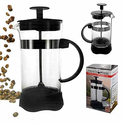 YMMIND French Press Coffee Maker 304 Stainless Steel Coffee Press,with 4  Filters System, Heat Resistant Thickness Borosilicate French Press Glass,  BPA-Free Brewed Tea Pot Coffee Plunger - Yahoo Shopping