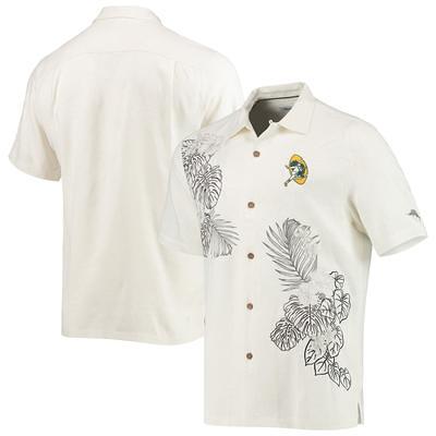 Men's Tommy Bahama White Florida A&M Rattlers Coconut Point Palm Vista  IslandZone Camp Button-Up Shirt