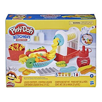 Kitchen Creations Noodle Party Playset Playdough Tool Set for Toddlers,  Kitchen Creations Noodle Playset and Ice Cream Maker Machine Playdough Kit  for Kids Boys and Girls Dough Birthday for Kids Play Dough