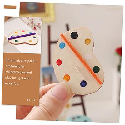 NOLITOY 6pcs Miniature Palette Home Decoration Mini Accessories