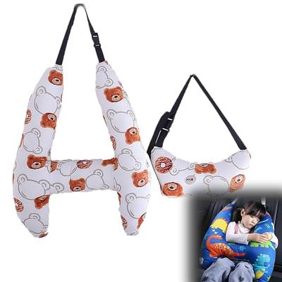 Cute Animal Pattern Kid Neck Head Support, U-Shape Children Travel Pillow  Cushion for Car Seat