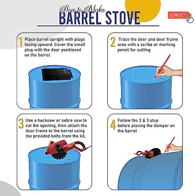 Making A Barrel Stove Using The Barrel Stove Kit 