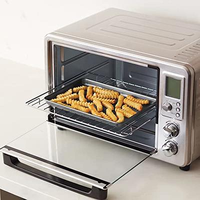 Wilton Perfect Results Toaster Oven Baking Sheet Pan & Crisper Tray,  2-Piece Set, Steel - Yahoo Shopping