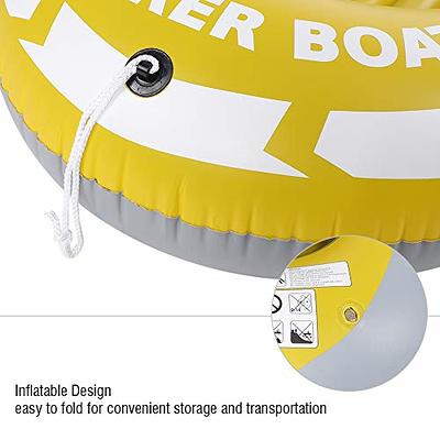 Thicken Raft Inflatable Kayak Inflatable Boat Canoe-1 Person Inflatable  Fishing Boat Floaties Kayak Yellow PVC Boat Touring Kayak Swimming Pool  Lake Toys for Adults and Kids - Yahoo Shopping