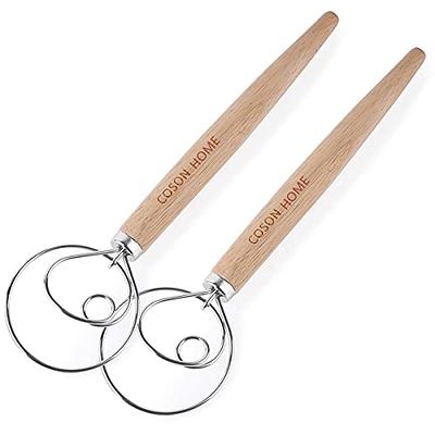 Premium Danish Whisk - Perfect for Bread Dough Mixing