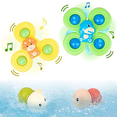 Bath Toys for Toddlers 1-3 - Suction Cup Fidget Spinner Toys for Toddlers