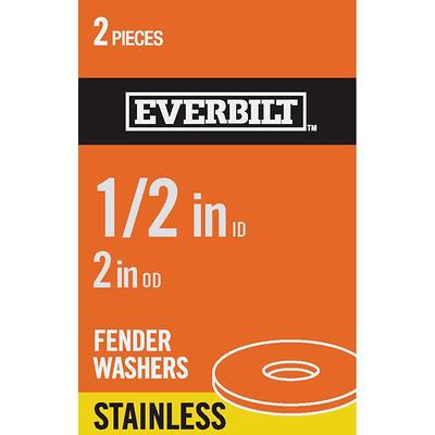 Everbilt 1/4 in. x 2-1/2 in. Stainless Steel Screw Eye (2-Pack