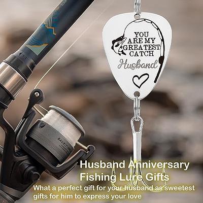 Husband Fishing Gifts from Wife, You are My Greatest Catch Anniversary  Fishhook Gift for Husband, Personalized Fishing Lure Fisherman for Birthday  Christmas Valentine's Day Gifts - Yahoo Shopping