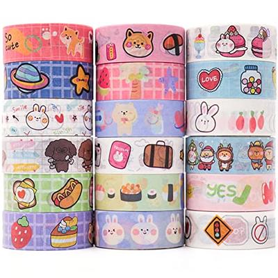 CUNCUN Cute Washi Tape Set, 18 Rolls Kwaii Masking Tape, Decorative Tape  for DIY Crafts, Journaling, Scrapbooking Supplies, Planners, Arts Crafts,  Bullet Journals, Gift for Girls Boys - Yahoo Shopping