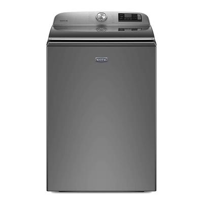 5.4 cu. ft. Extra-Large Capacity Smart Top Load Washer with ActiveWave™  Agitator and Super Speed Wash in Brushed Black