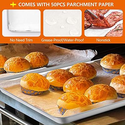 KOOC Premium 200-Pack 9x13 Inch Parchment Paper Sheets - Precut Unbleached Baking  Paper - High Density & Compostable - Non-Stick - Ideal for Oven, Microwave,  Air Fryer - Cooking and Baking Essential - Yahoo Shopping